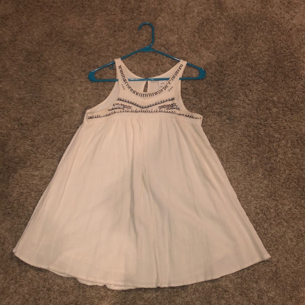 Cream babydoll dress